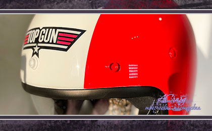 Аэрография на шлеме Shoei EX Zero. Top Gun. 