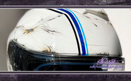 Аэрография на шлеме Shoei GT Air. Таков путь. 